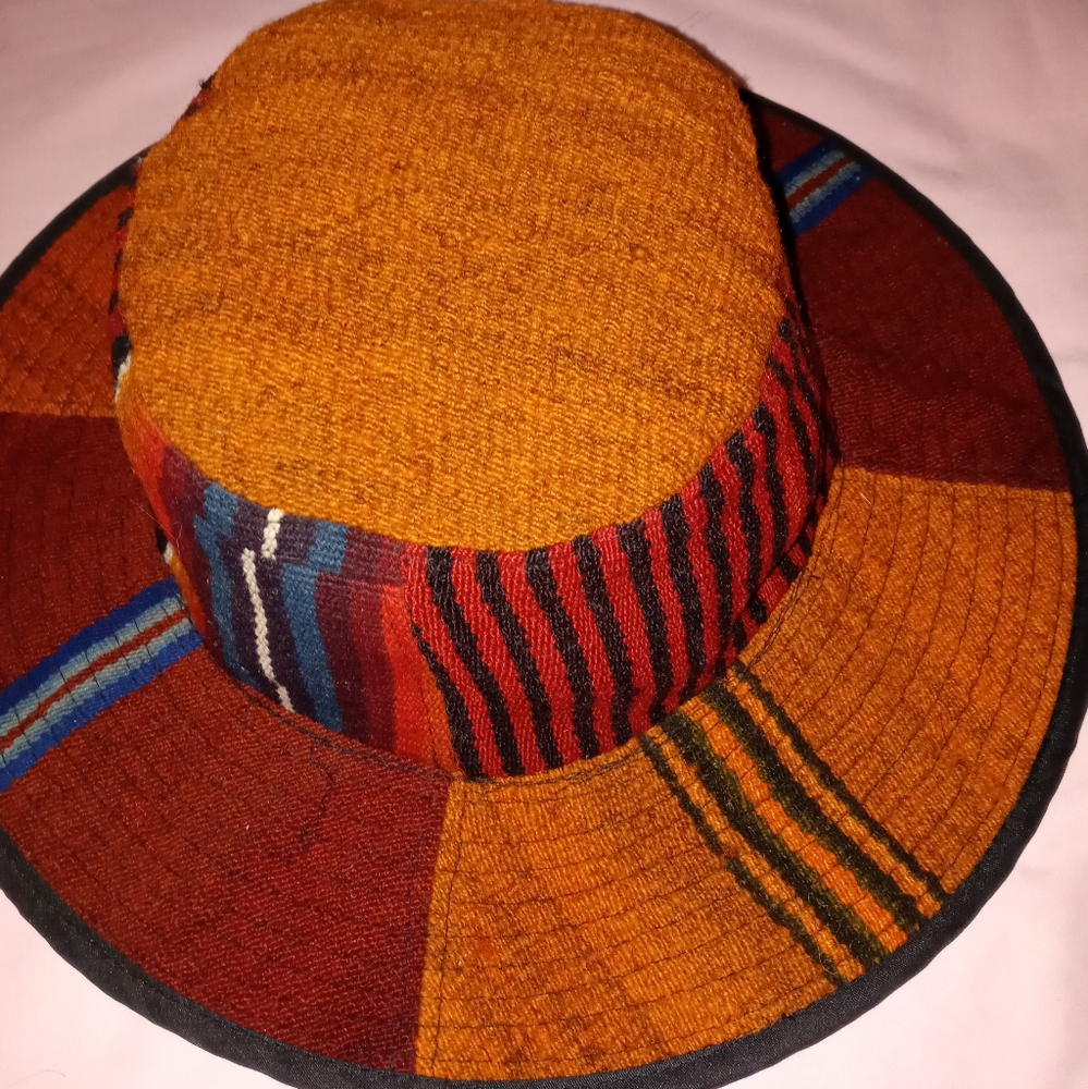 Dormeuil Boho Multi Colored Floppy Bucket Hat